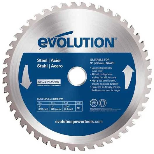 Pjovimo diskas Evolution EVO-230-48-S; 230 mm; Z48