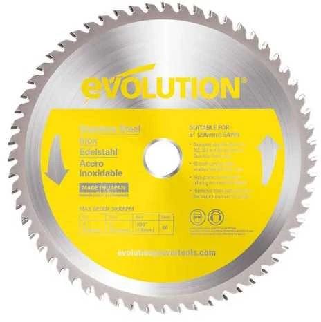 Pjovimo diskas Evolution EVO-230-60-SN; 230 mm; Z60