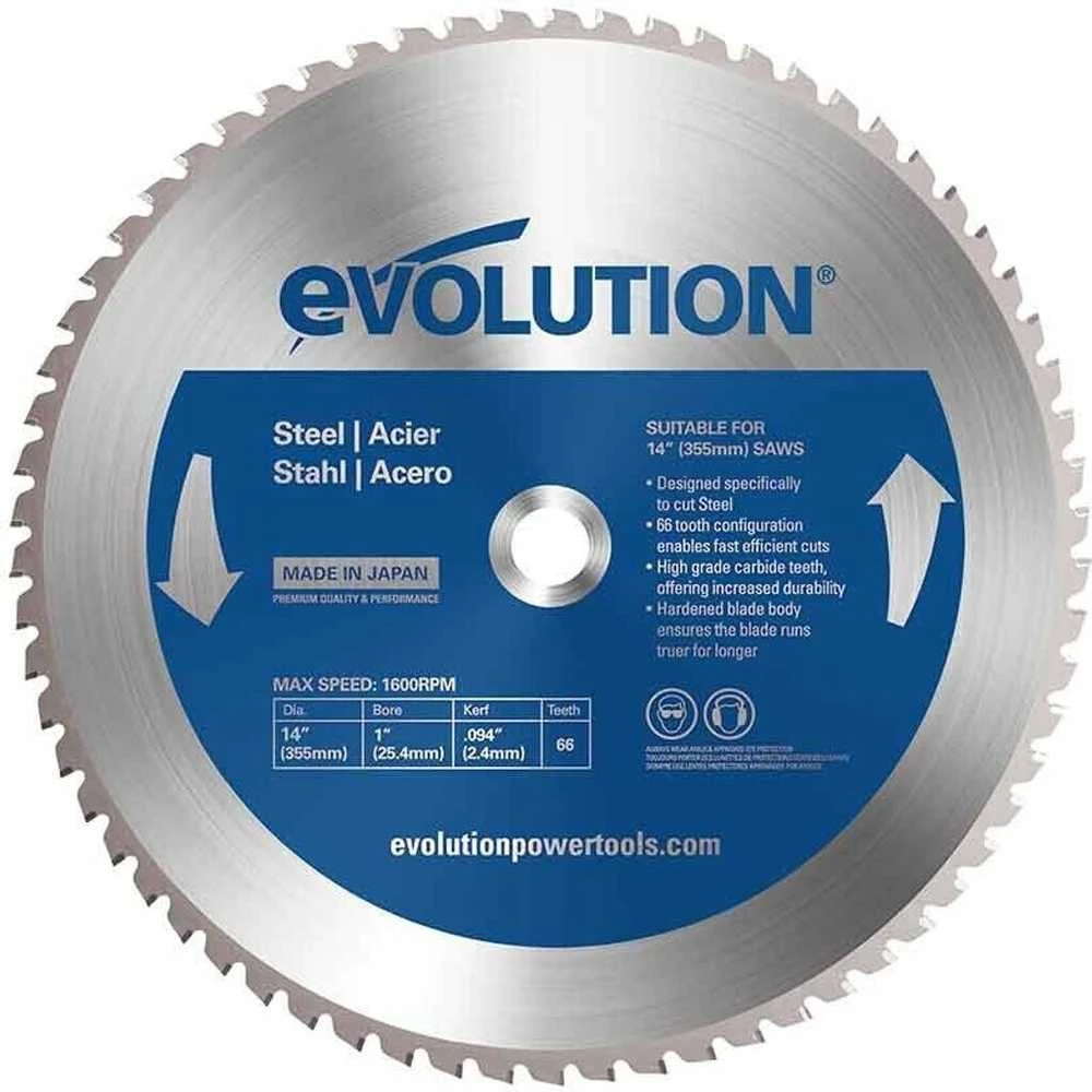 Evolution pjovimas diskas plienui 355mm 66T