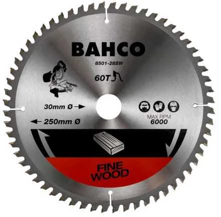 Bahco Diskinis pjūklas medžiui 305x30mm 60H 0°