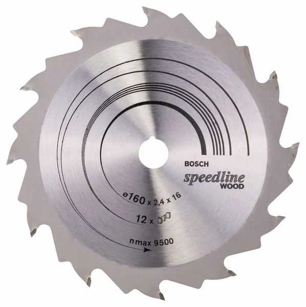 Bosch Disk.pjūkl.diskas 160x16m Speedline Wood