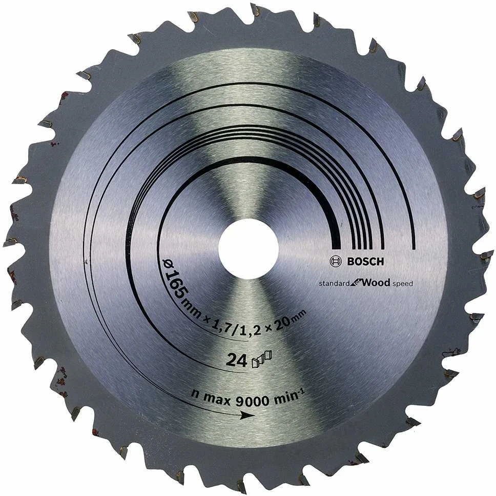 Bosch Disk.pjūkl.diskas 165x20/16mm Speedline W