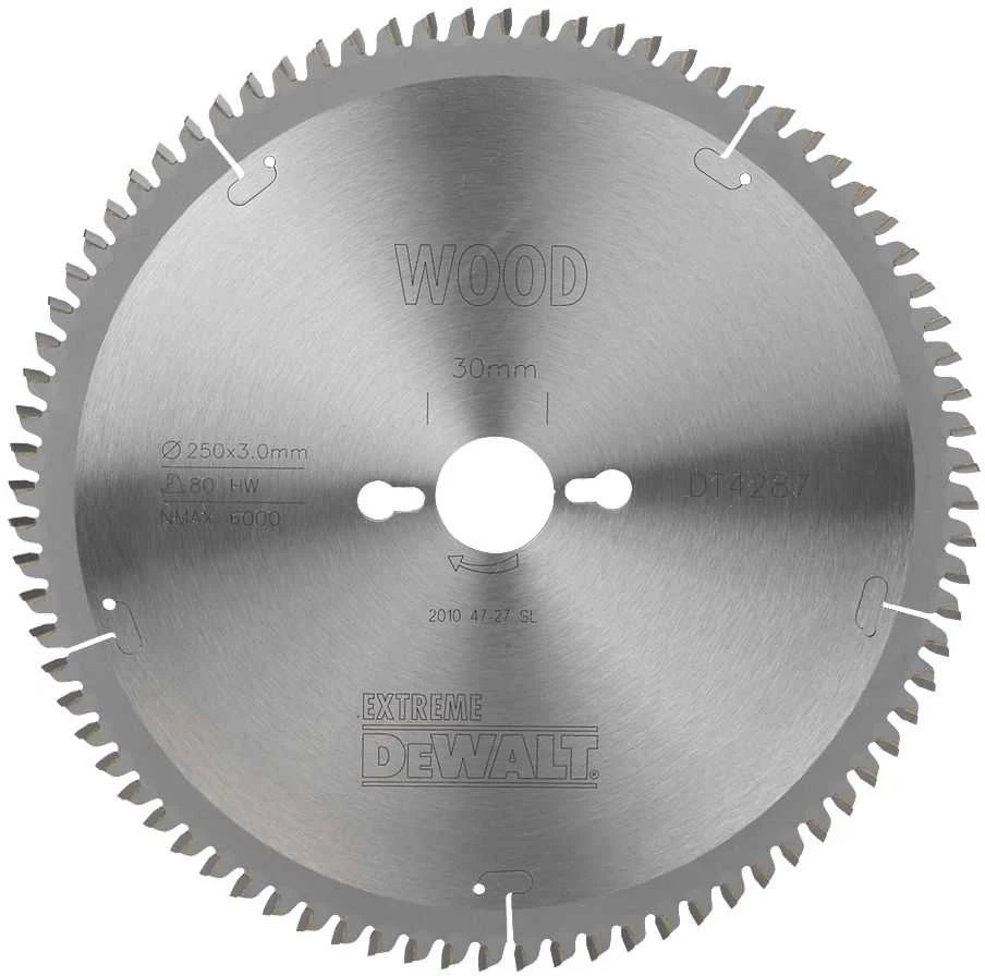 DEWALT diskinis pjūklas 250x30mmx80z
