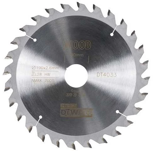 Pjovimo diskas medienai DeWalt DT4033; Ø190 mm