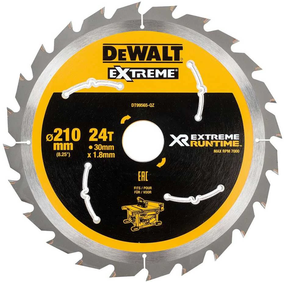 Pjovimo diskas medienai DeWalt DT99565-QZ; 210x1,8x30 mm; Z24; 25°