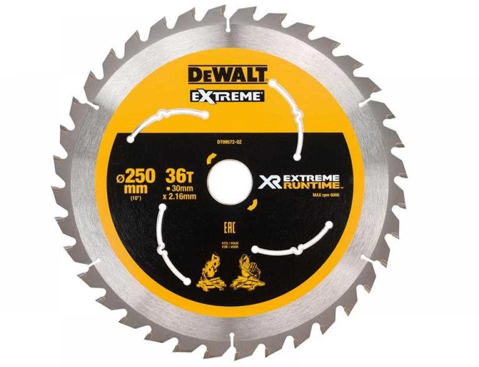 Pjovimo diskas medienai DeWalt DT99572-QZ; 250x30 mm; Z36