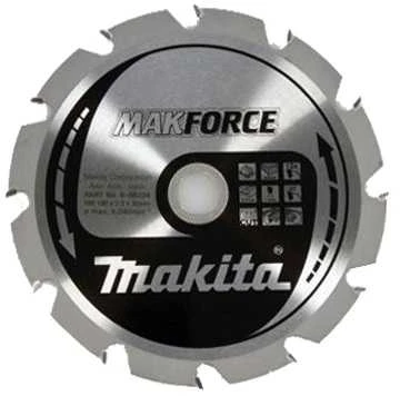 Makita T.C.T. pjūklas MAKFORCE 190X2X30mm 20° T12 B-08224 T.C.T • 190 x30 mm • T12 • 20° • Medienai