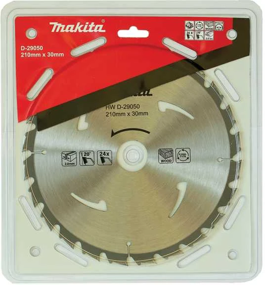 Makita D-29050 Pjovimo diskas medienai 210x30x2,0mm 24T 20° 5008MG