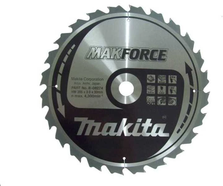 Makita B-32188 T.C.T. pjūklas 355X3X30mm 20° T24 MAKFORCE