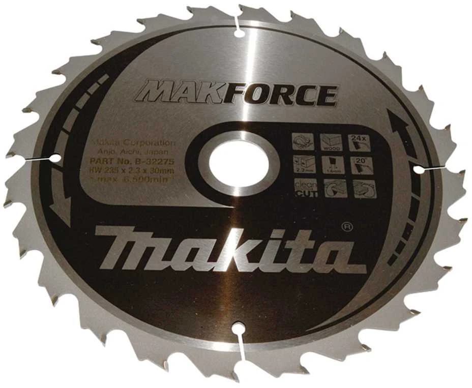 Pjovimo diskas medienai Makita B-32275; 235x30 mm; Z24