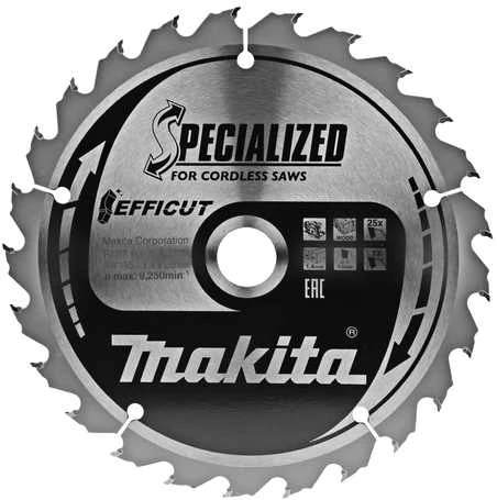 Makita B-62979 T.C.T. pjovimo diskas 165X1.4X20mm 23° T25 EFFICUT