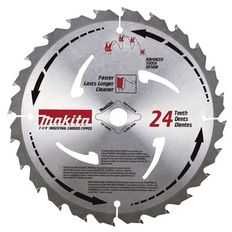 Makita T.C.T. pjūklas M-FORCE 185X2X30mm 15° T24 B-08040 T.C.T • 185 x30 mm • T24 • 15° • Medienai