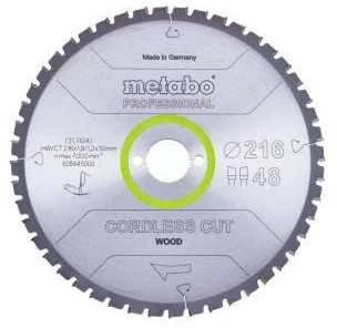 Metabo 216 mm pjovimo diskas su 48 dantimis