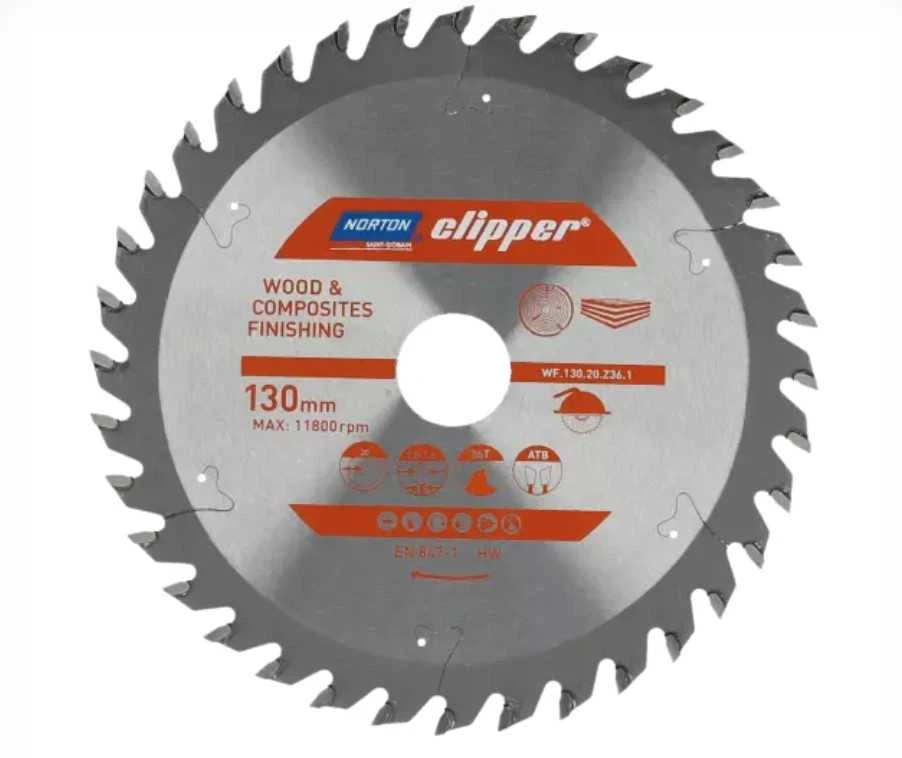 NORTON diskinis pjūklas 160 mm x 20 mm x 48z MEDIENA IR KOMPOZITAI ATB (1,8 / 1,2)