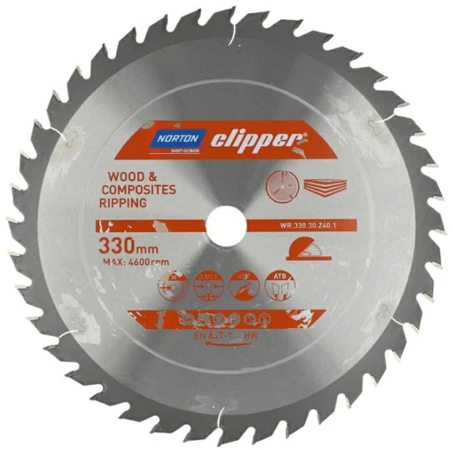 Pjovimo diskas medienai Norton Clipper Deflow; 355x30 mm; Z40