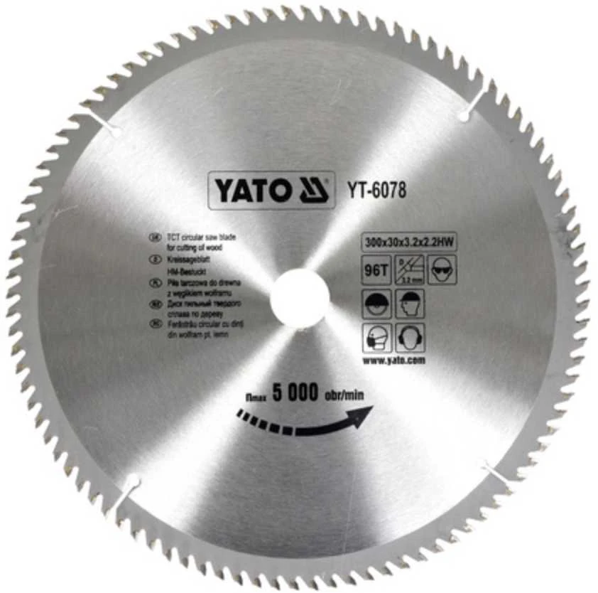 YATO WIDI diskinis pjūklas 300x30 mm 96 dantuku 6078