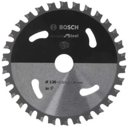 „Bosch PRO for Steel“ akumuliatorinis 136x20x1.6/1.2x30T