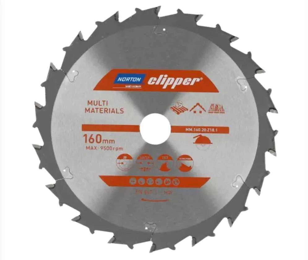 Pjovimo diskas Norton 70184608129; 190x30 mm; Z20
