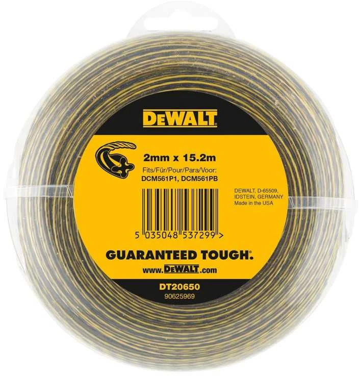 Żyłka Pjovimo gija DeWalt DT20651-QZ; 2 mm x 68,6 m