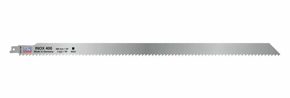 Tiesinio pjūklo pjūklelis ledui, kaulams WILPU Inox 400x1,25mm