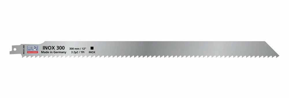 Tiesinio pjūklo pjūklelis ledui, kaulams WILPU Inox 300x1,25mm
