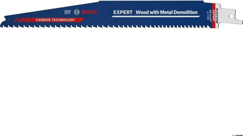 Bosch 3 pjūklo geležtės S1167XHM Wood&Metal Demol