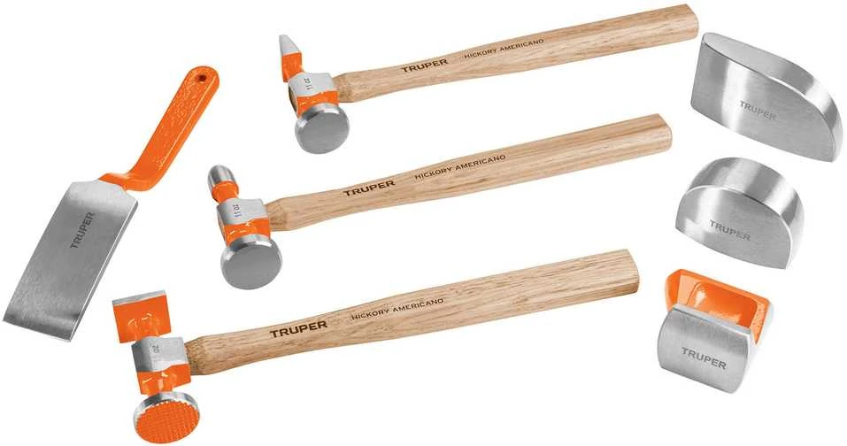 Kėbulo ir sparnų remonto įrankių rinkinys, 7 vnt Truper®