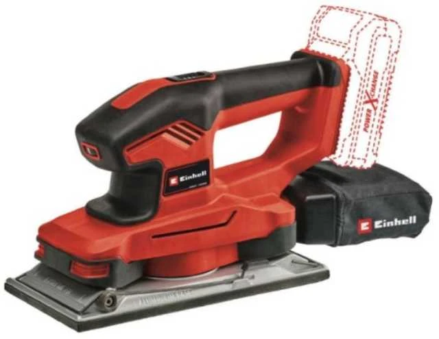 Akumuliatorinis paviršiaus šlifuoklis EINHELL TE-OS 18/230 Li Solo, 18 V, Li-ion, padas 230x115 mm