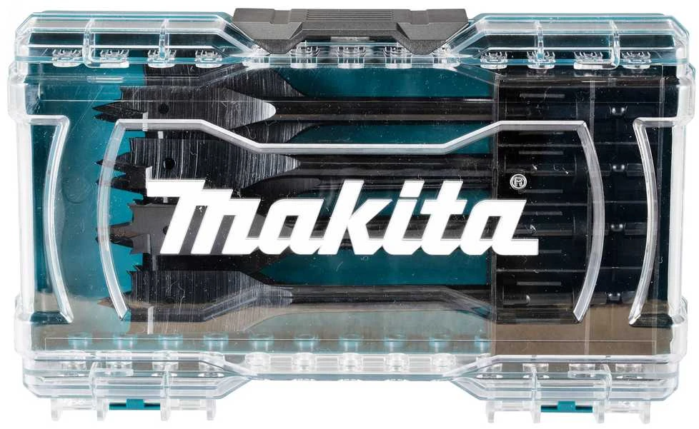 Grąžtas Makita Plunksninių medienos grąžtų rinkinys, 8 vnt (12, 14, 16, 18, 20, 22, 25, 32 mm) E-08698