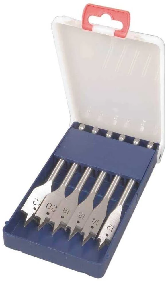 Grąžtas Hikoki Accessories Plunksninių grąžtų rinkinys medienai Hikoki 781791; 1/4''; 6 vnt.