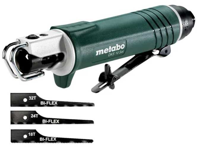 Pneumatinis tiesinis pjūklas Metabo DKS 10 + pjūkleliai