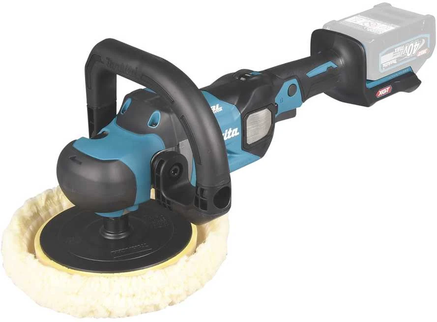 Makita PV001GZ Akumuliatorinis poliruokliis XGT, 185mm, 0 - 2200min-1, 3,0kg, "Z" versija - komplektuojamas be akumuliatoriaus ir kroviklio