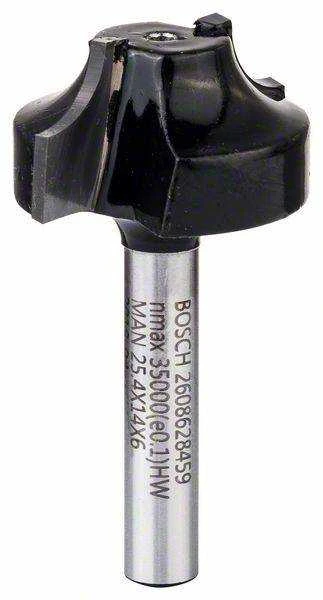 Bosch Profilinė freza A 6 mm R1 6.3 mm, D 25,4 mm