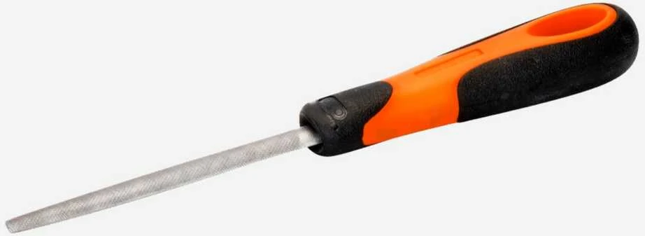 Dildė metalui Bahco ERGO™, pusapvalė 8" 200mm, vidutinio stambumo