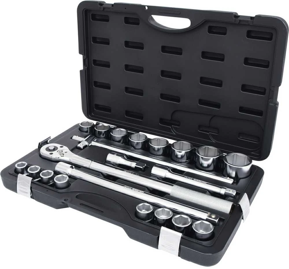 Galvučių komplektas 3/4'' 19-50mm 21vnt, KS Tools