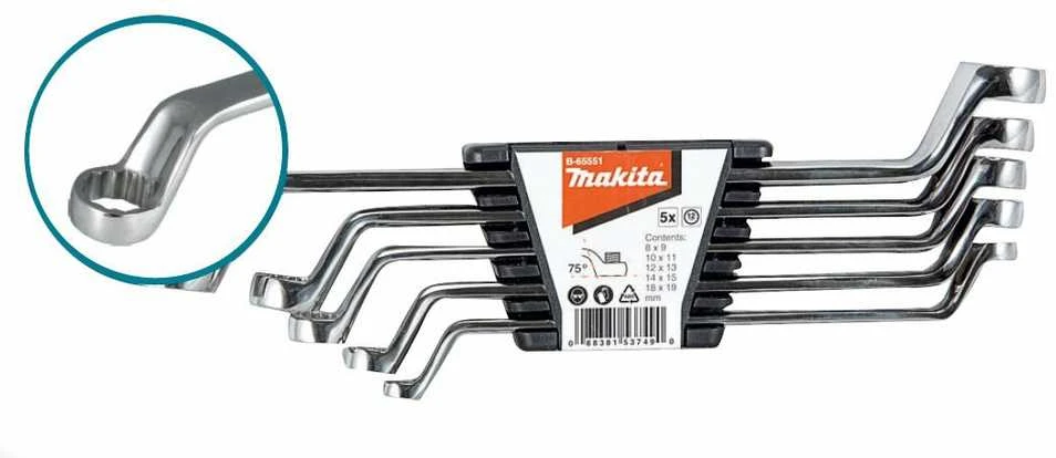 Makita Dvikilpių veržliarakčių rinkinys 5vnt. B-65551
