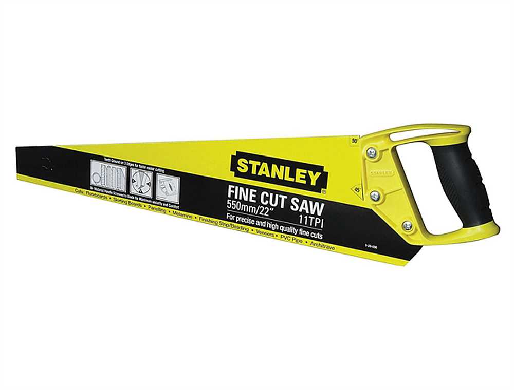 Rankinis pjūklas Stanley; 550 mm medienai