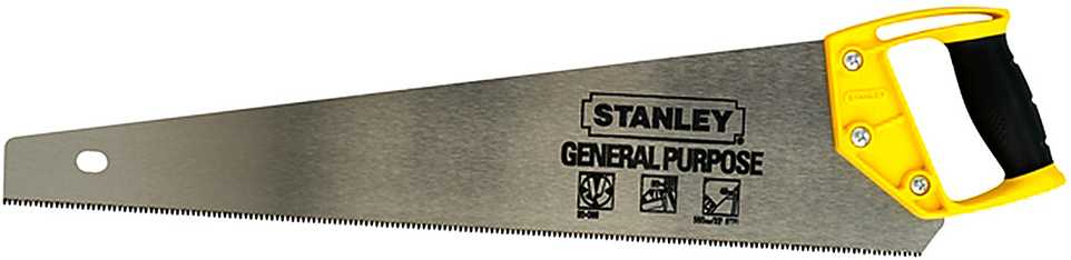 Rankinis pjūklas Stanley; 550 mm medienai