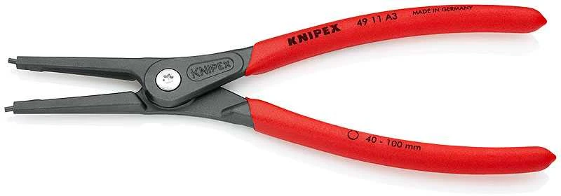 Preciziškos replės išoriniams žiedams KNIPEX 4911A3