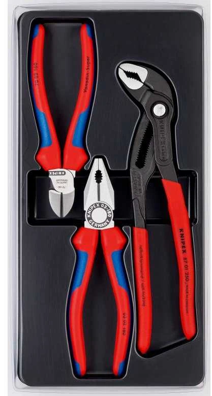 Replių komplektas Knipex 002009V01; 3 vnt.