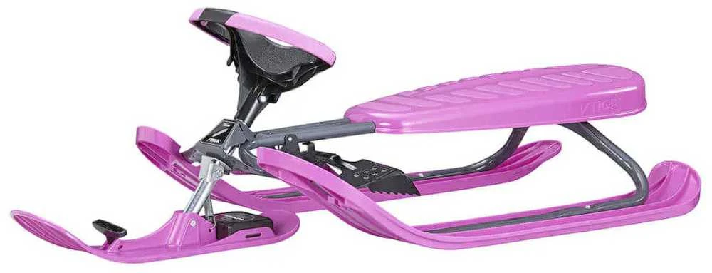 Rogutės Stiga SNOWRACER® Curve Gray Rožinė