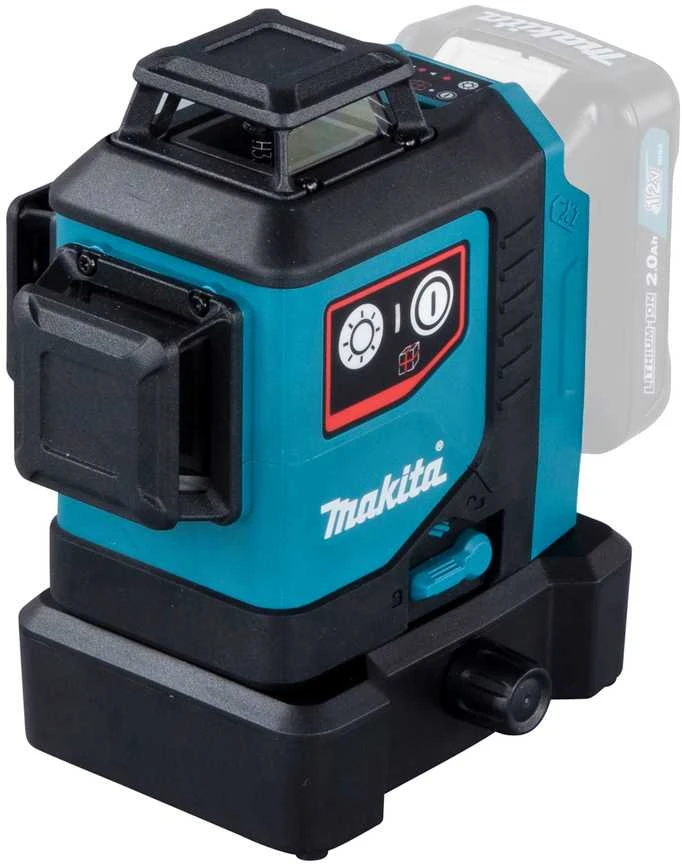 Makita Akumuliatorinis 360° CXT® lazerinis nivelyras SK700D 12Vmax • Raudono spindulio • 25 m