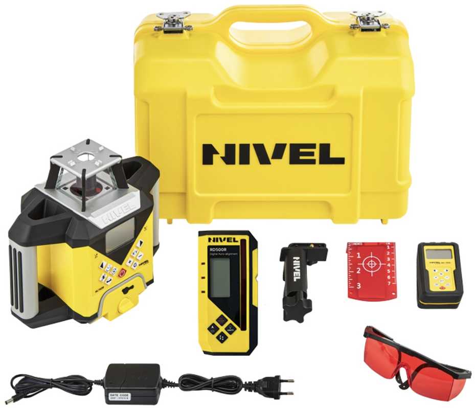 Rotacinis lazerinis nivelyras Nivel System NL740R DIGITAL + priedai