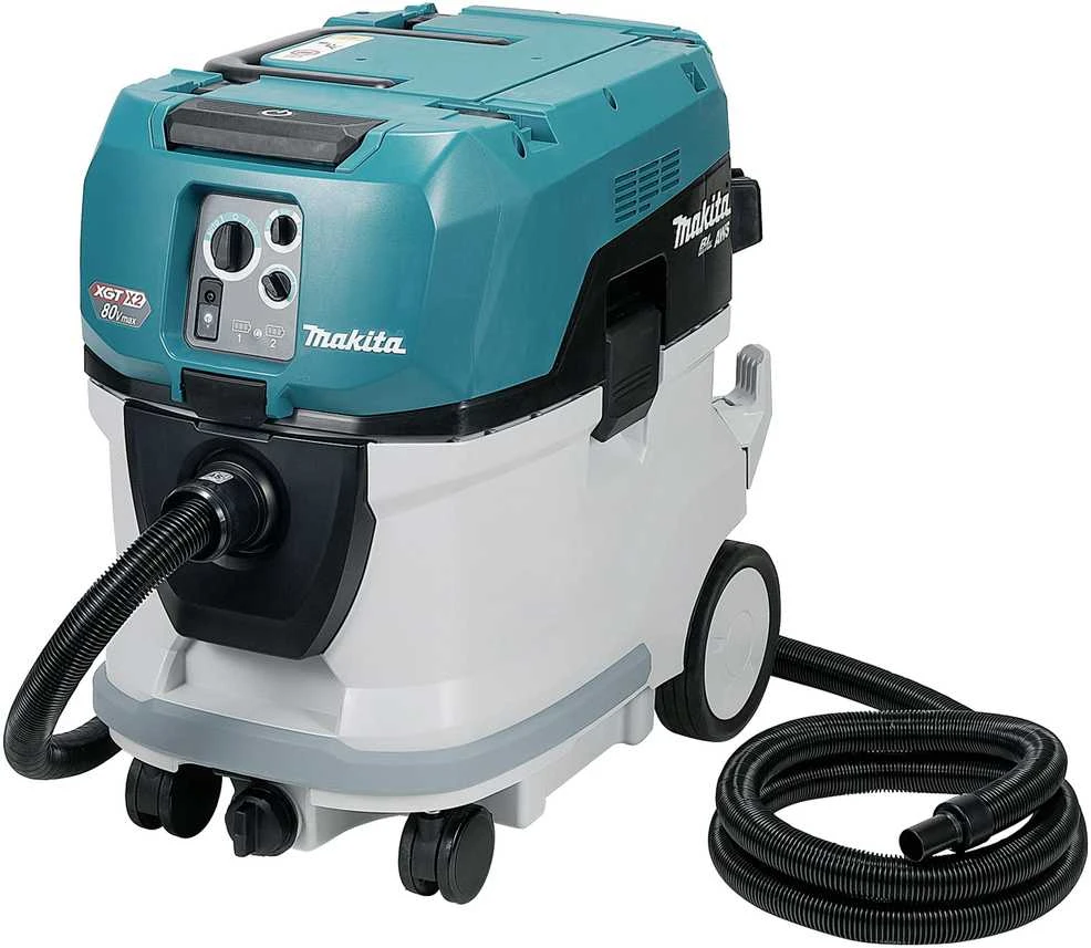 Sauso-drėgno valymo siurblys Makita VC006GMZ01; 2x40 V (be akumuliatoriaus ir pakrovėjo)
