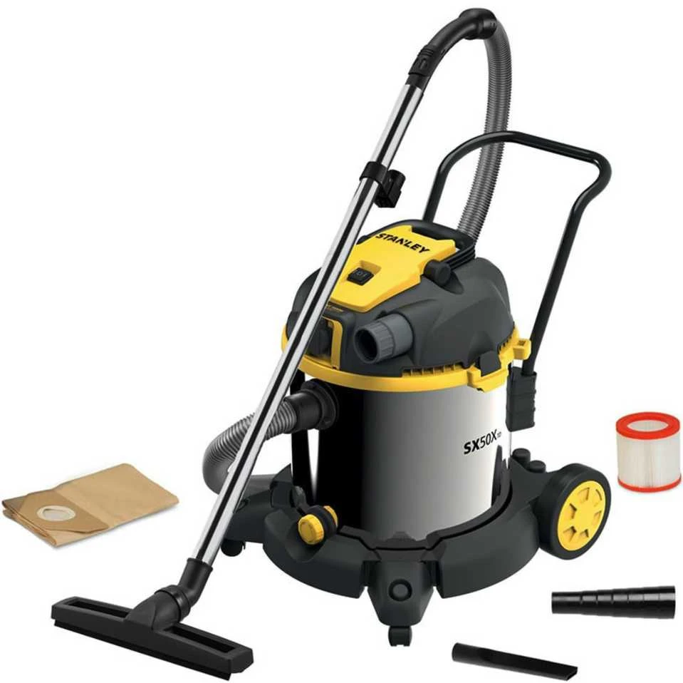 Pramoninis dulkių siurblys STANLEY Wet&Dry SXVC50XTDE (1600W, juodos spalvos)