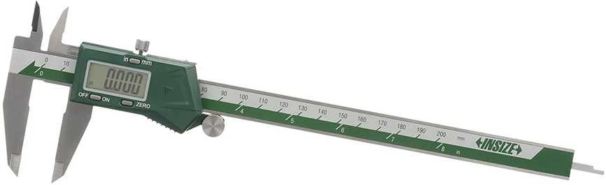 Skaitmeninis slankmatis Insize (200 mm) su fiksavimo varžtu