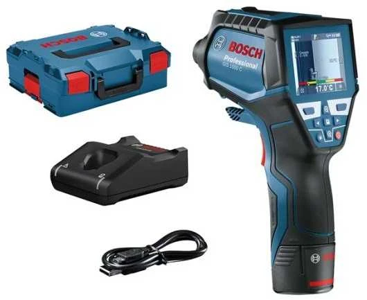 Bosch Šilumos detektorius GIS 1000 C Professional su lagaminu