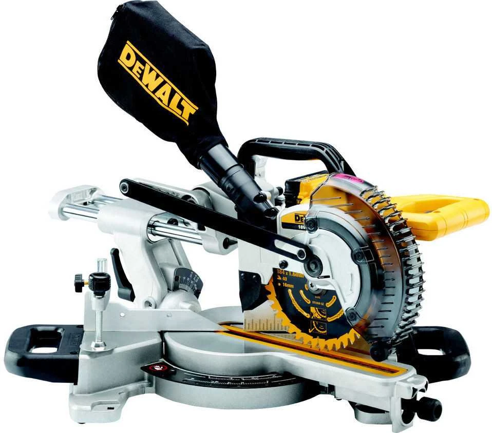 Akumuliatorinės skersinio pjovimo staklės DeWalt DCS365N-XJ