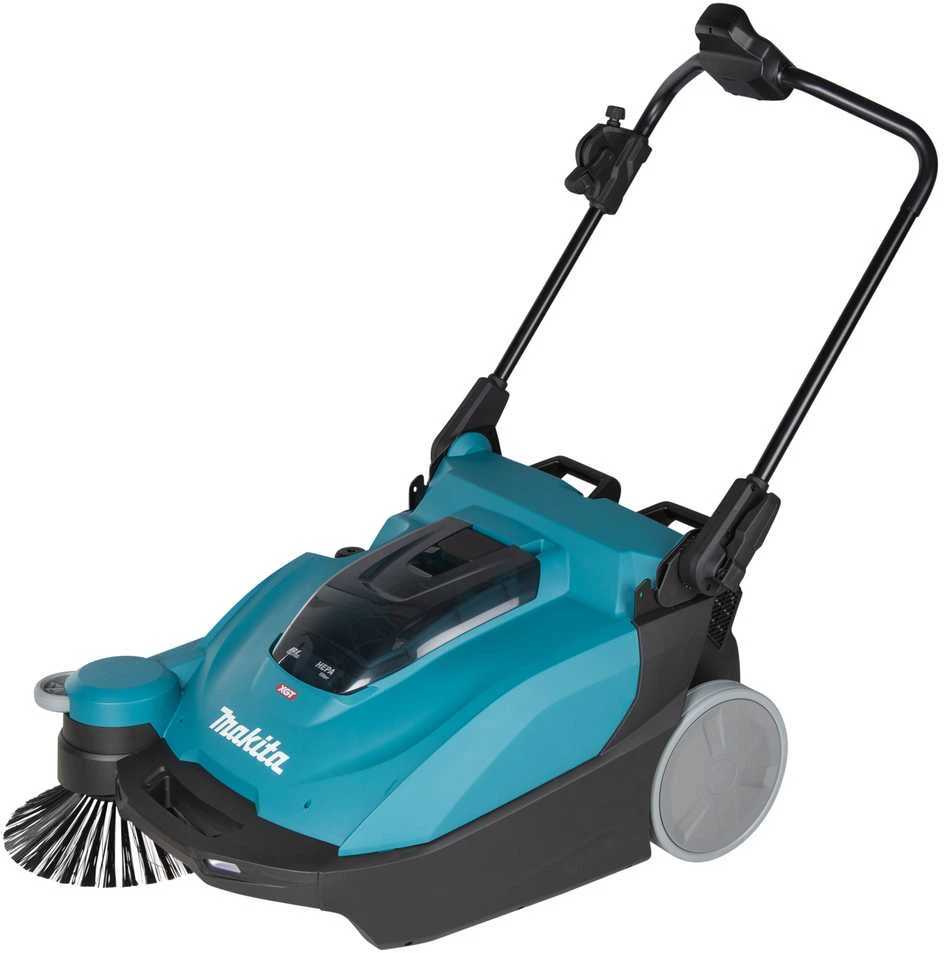 Makita VS001GZ Akumuliatorinė XGT ® šlavimo mašina su siurbimo funkcija, 24 litrų talpos, HEPA klasės akumuliatorinė šlavimo mašina su siurbimo funkcija.
