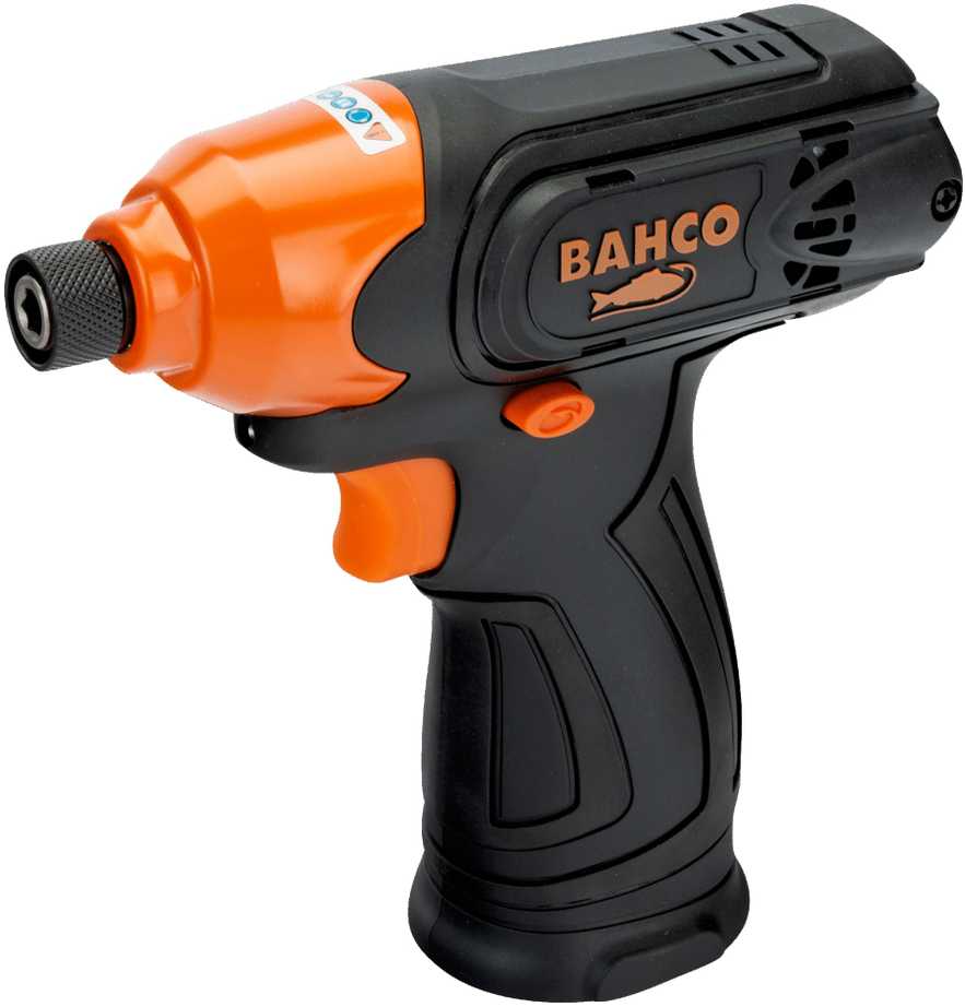 Akumuliatorinis smūginis suktuvas 12V, max 105Nm, HEX 1/4", 2 greičiai Bahco (be baterijos ir pakrovėjo)